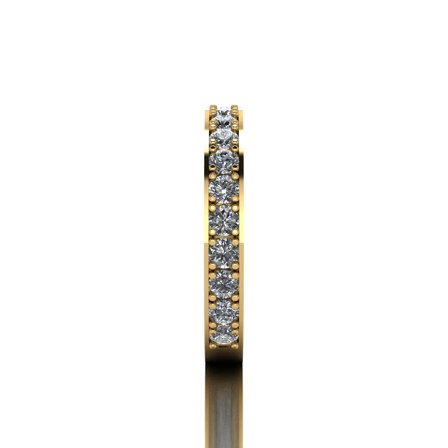 1.00ct (20x 2.3mm) Round Moissanite Set Eternity Ring