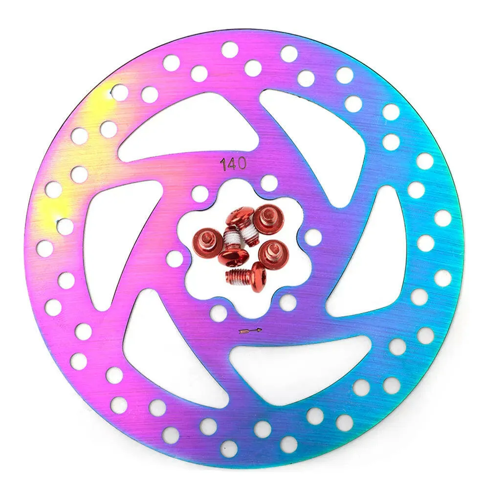 140MM Brake Disc for Ninebot F20 F30 F40 P65 for Kugoo M4 ZERO Electric Scooter Brake Stainless Steel Disc With 6 Screws Parts