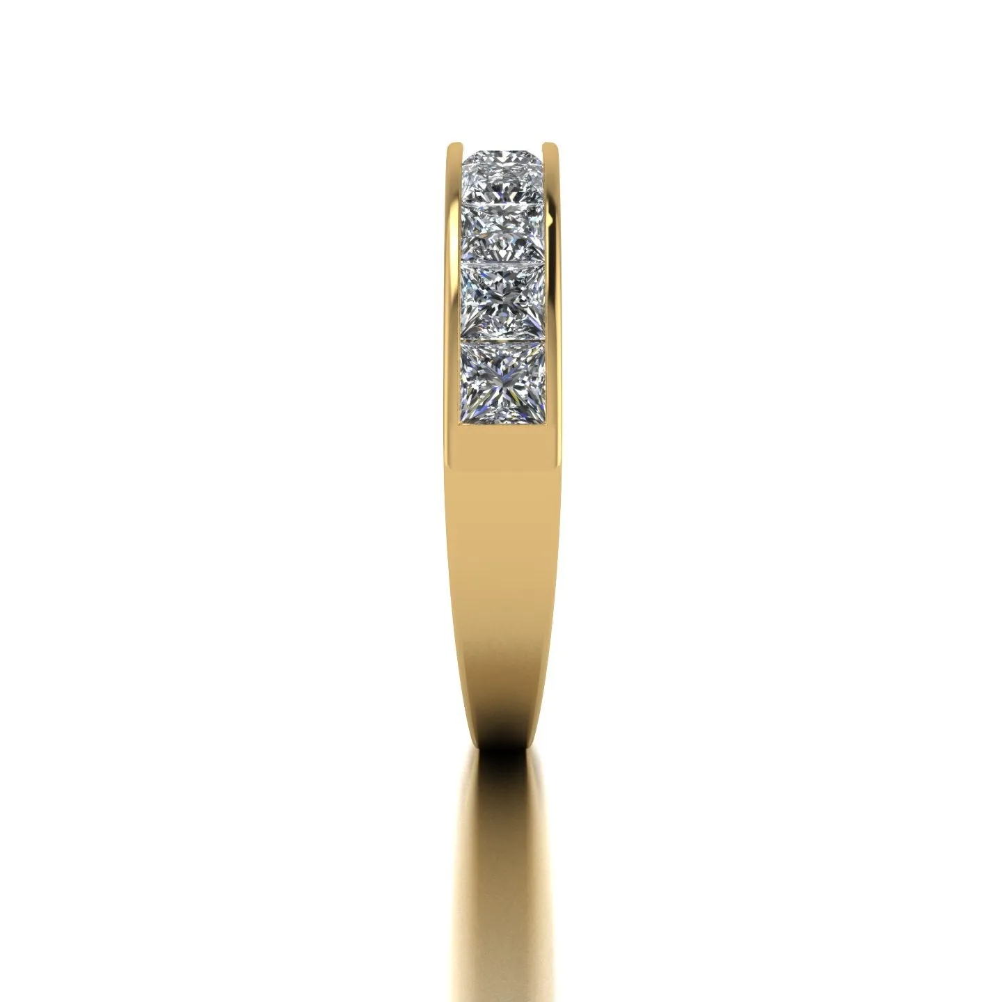 1.80ct (10x 3.0mm) Square Moissanite Set Eternity Ring