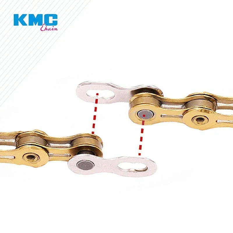 2 Pairs KMC Bicycle Missing Link 6/7/8/9/10/11/12 Speed Quick Magic Clasp Gold Silver Reusable For SHIMANO SRAM Bike Chains
