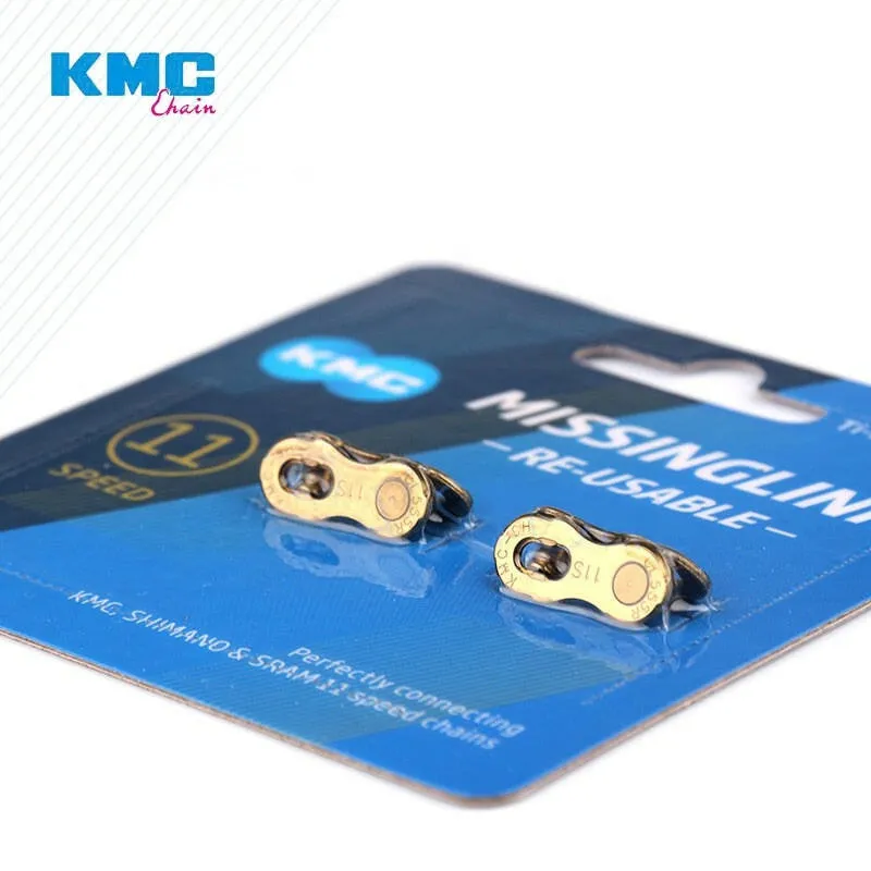 2 Pairs KMC Bicycle Missing Link 6/7/8/9/10/11/12 Speed Quick Magic Clasp Gold Silver Reusable For SHIMANO SRAM Bike Chains