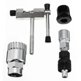 4pc Mountain Bike Portable Bicycle Crank Chain Axis Puller Removal Repair Tool Kit Bicycle Repair Tools  bike multitool