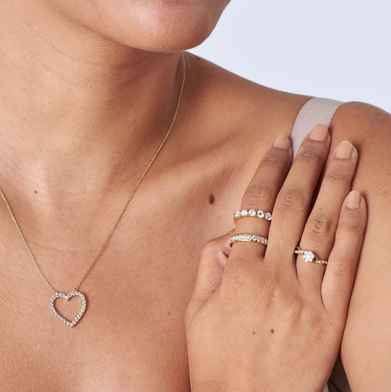 5-Stone Keepsake Round Vows