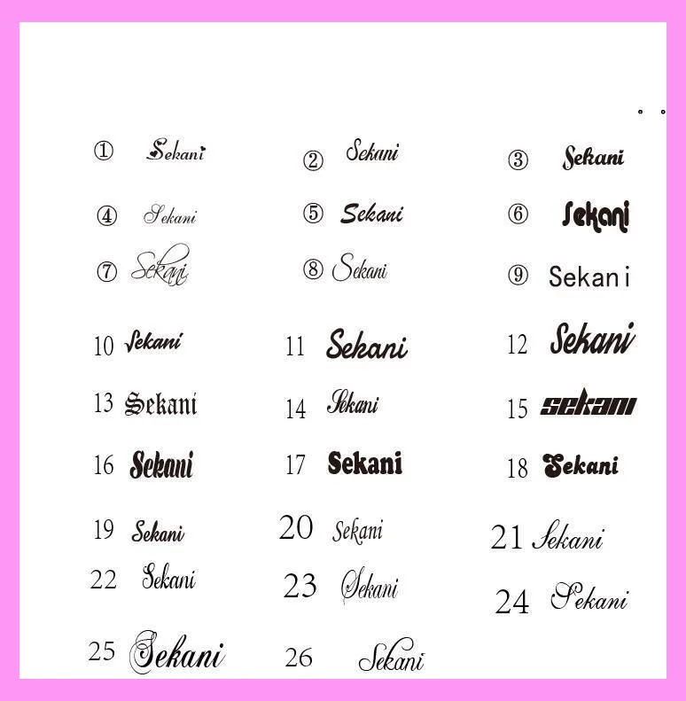 【8-08#】Artistic Custom Letter Necklace (Charged by Number of Letters)  for female fashion daily engagement wedding anniversary birthday present