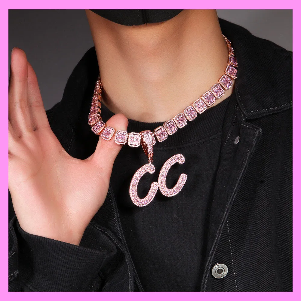 【8-08#】Artistic Custom Letter Necklace (Charged by Number of Letters)  for female fashion daily engagement wedding anniversary birthday present
