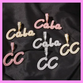 【8-08#】Artistic Custom Letter Necklace (Charged by Number of Letters)  for female fashion daily engagement wedding anniversary birthday present
