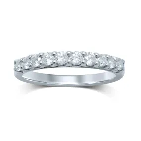 9ct White Gold 0.50ct Diamond Eternity Ring