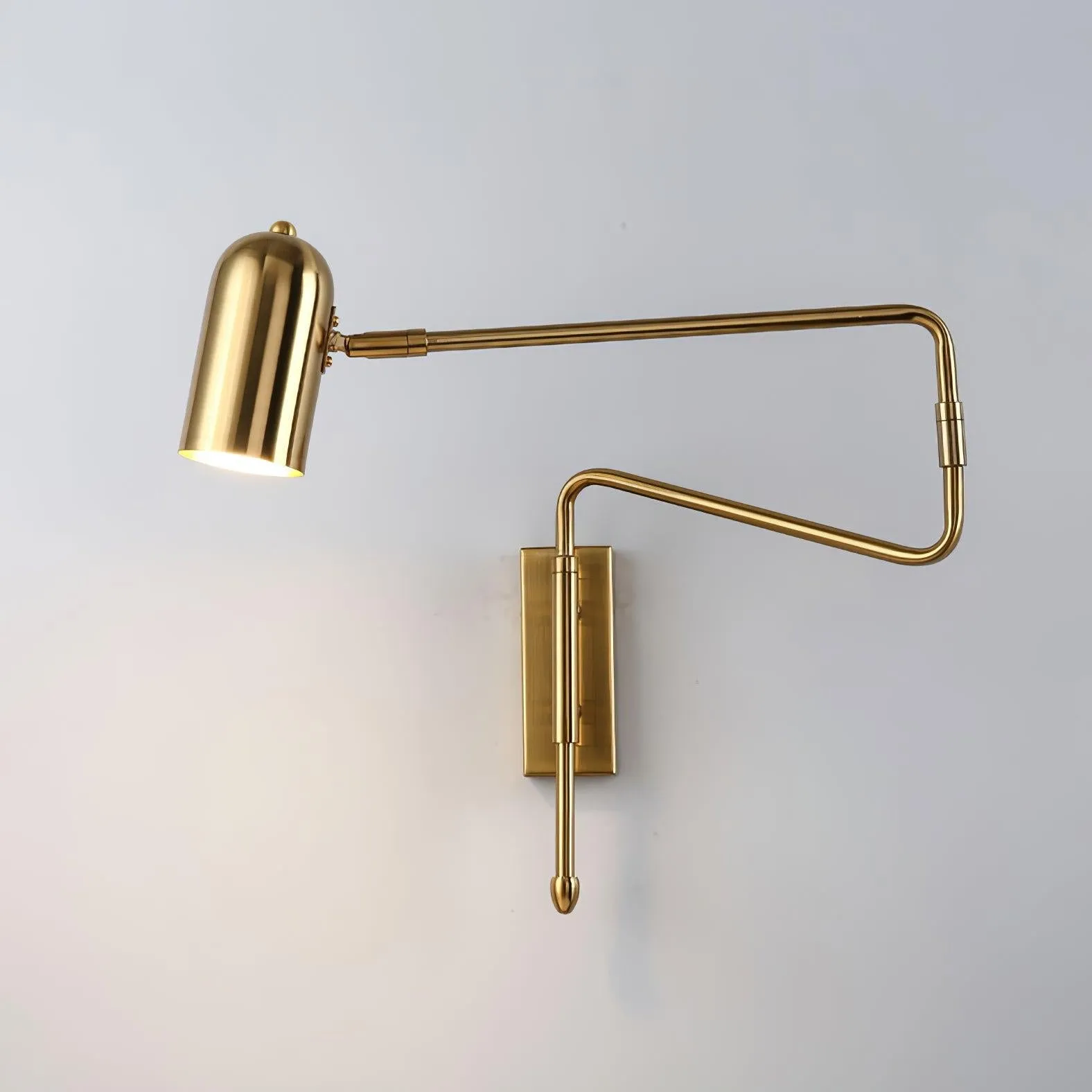 Adjustable Arm Reading Wall Lamp L 16.5″