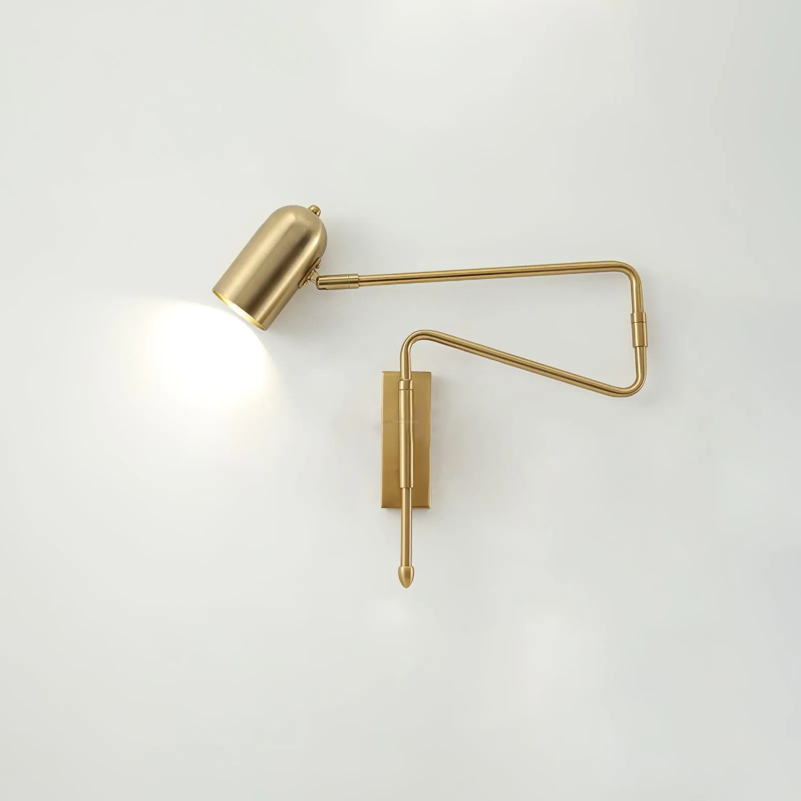 Adjustable Arm Reading Wall Lamp L 16.5″
