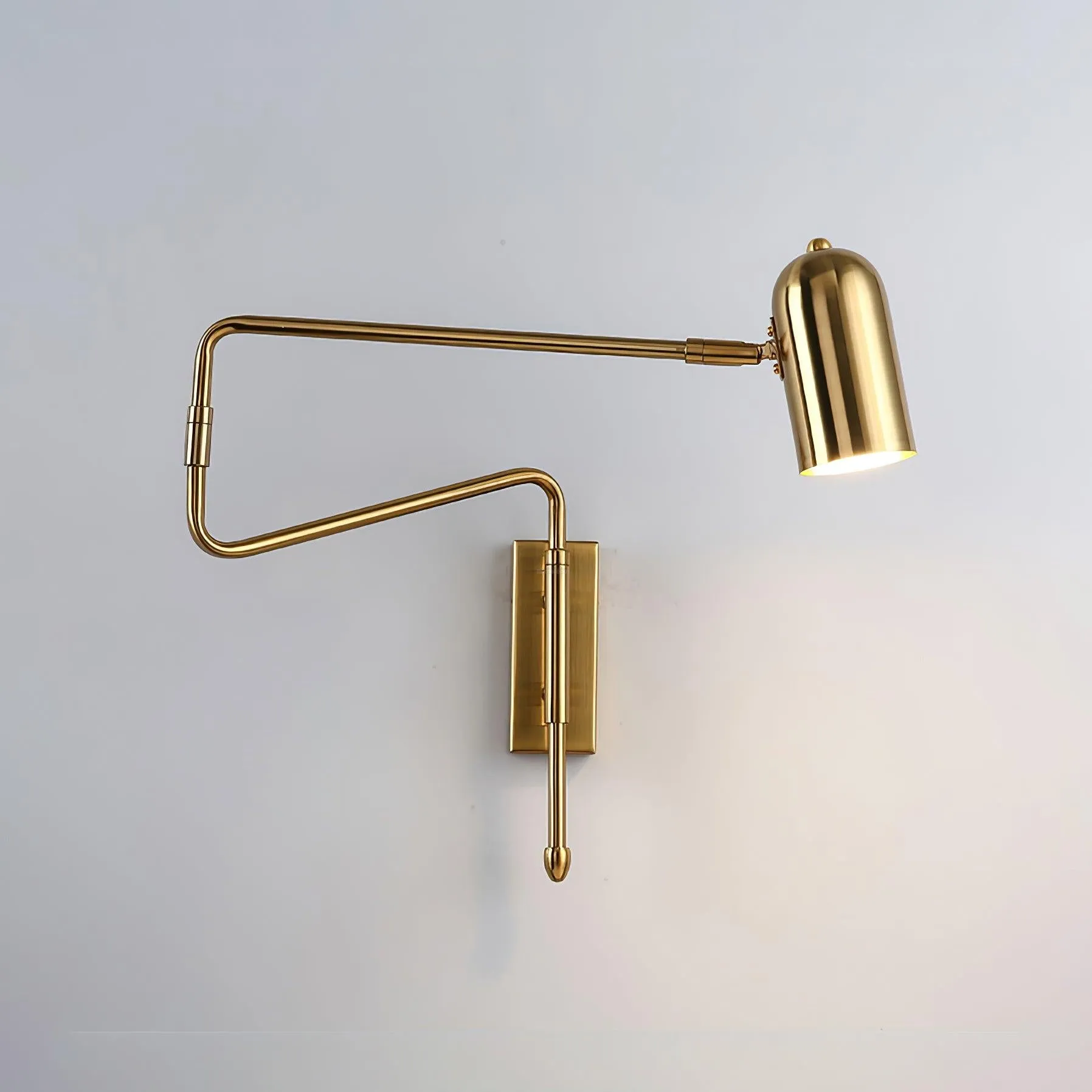 Adjustable Arm Reading Wall Lamp L 16.5″