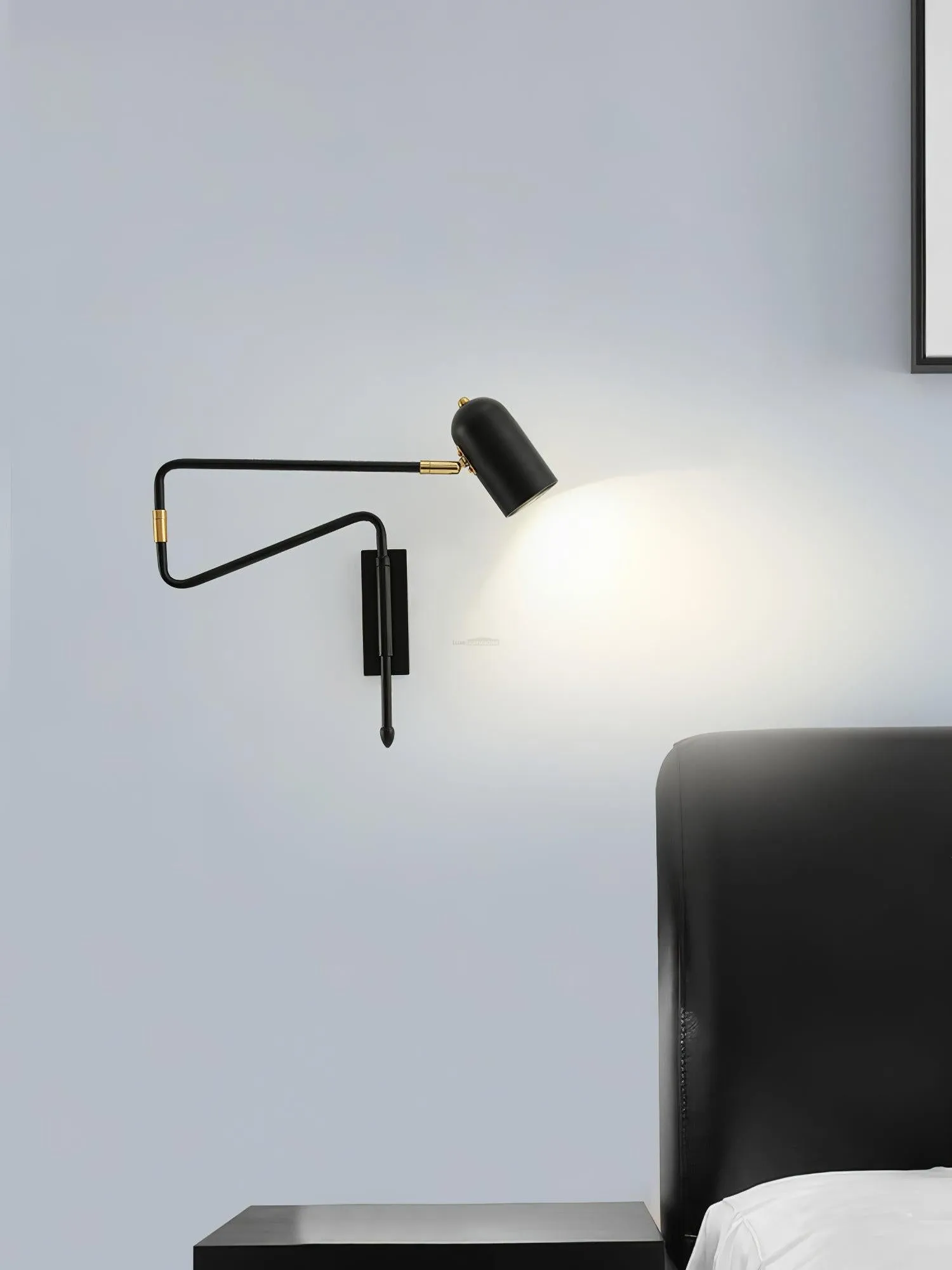 Adjustable Arm Reading Wall Lamp L 16.5″