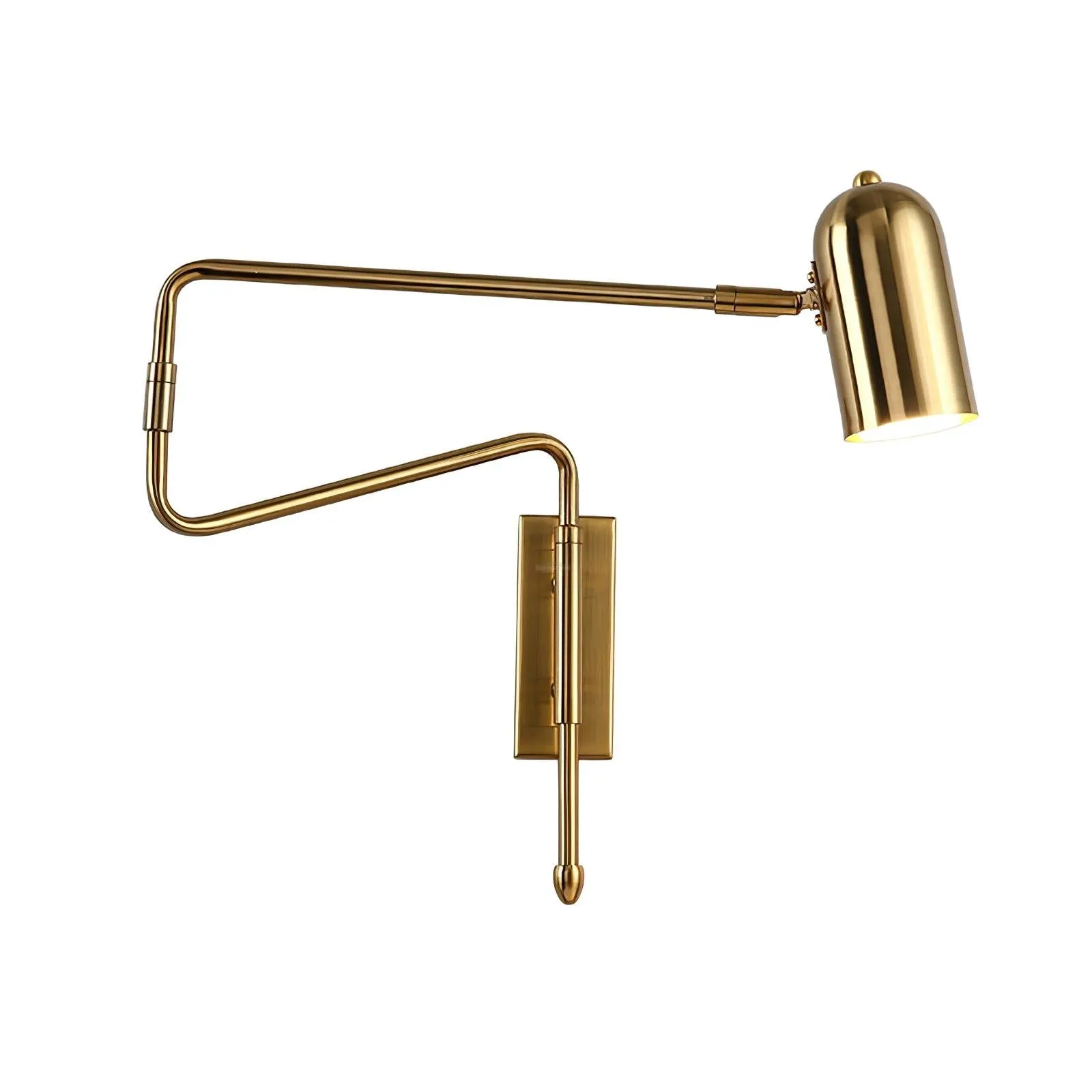 Adjustable Arm Reading Wall Lamp L 16.5″