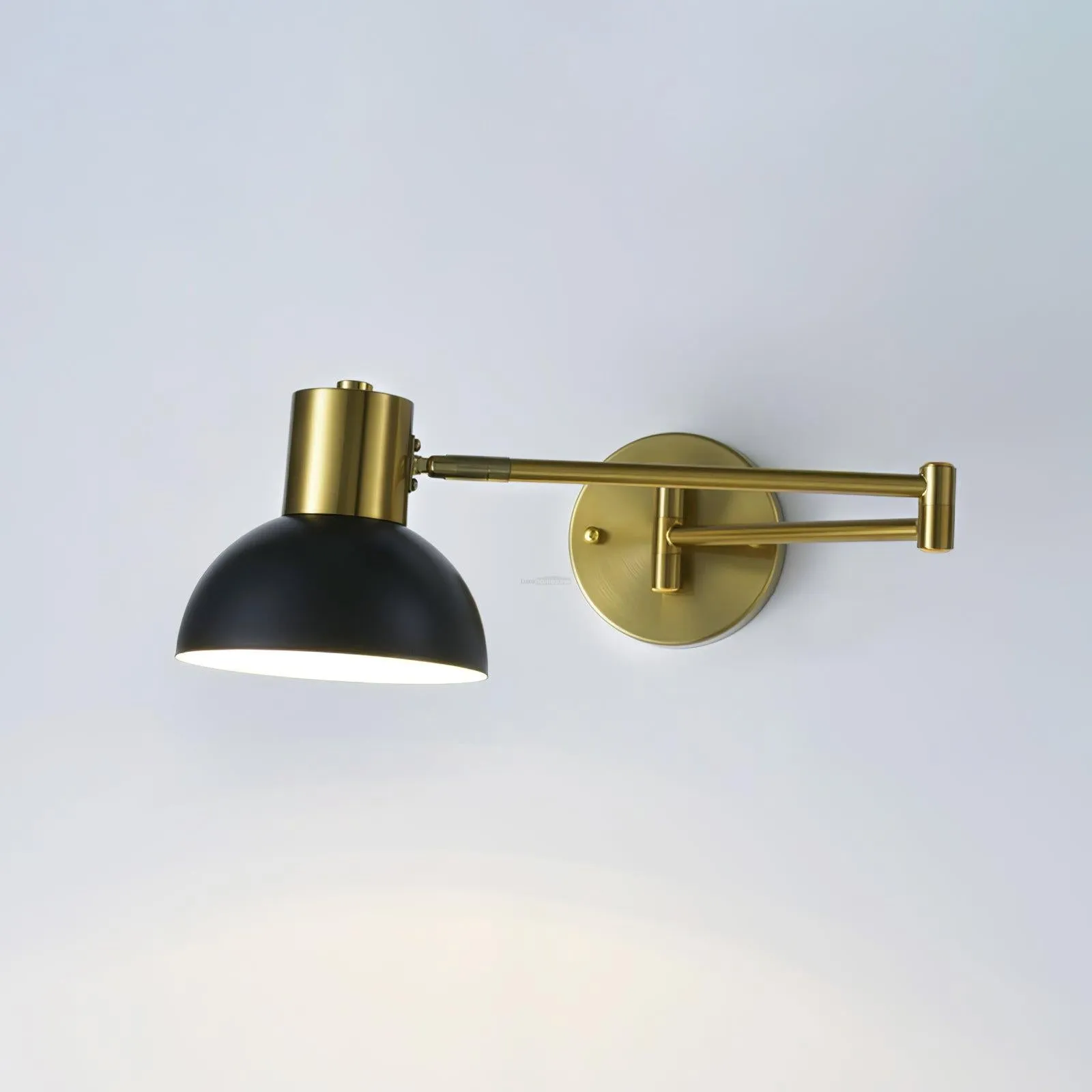 Adjustable Arm Reading Wall Lamp L 16.5″