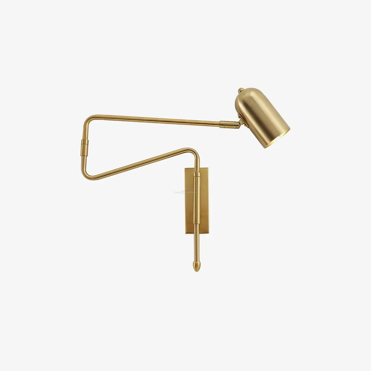 Adjustable Arm Reading Wall Lamp L 16.5″