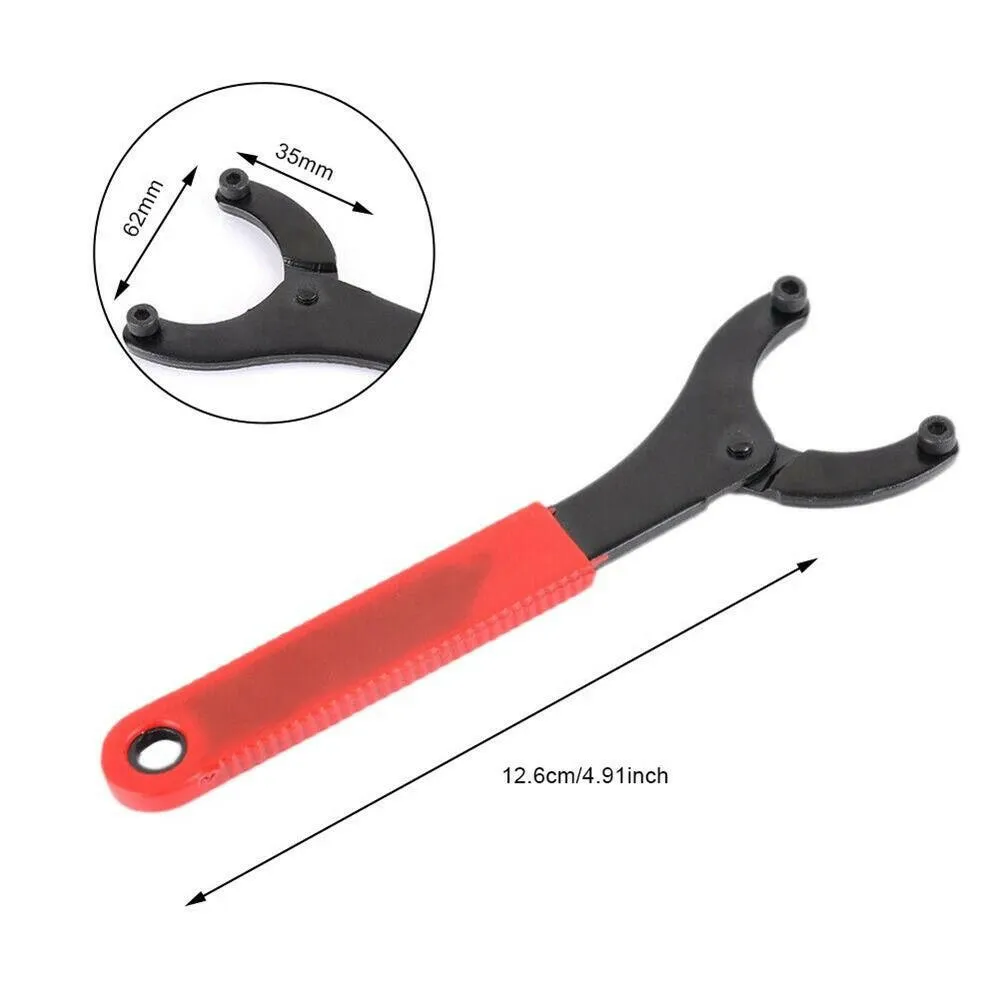 Adjustable Bike Bottom Chain Wheel Crank Bracket Freewheel Wrench Repair Convenient Spanner Sprocket Remover Tools