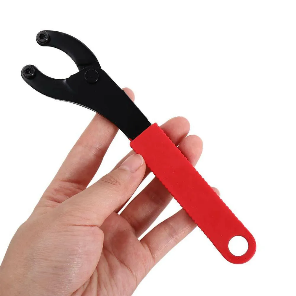 Adjustable Bike Bottom Chain Wheel Crank Bracket Freewheel Wrench Repair Convenient Spanner Sprocket Remover Tools