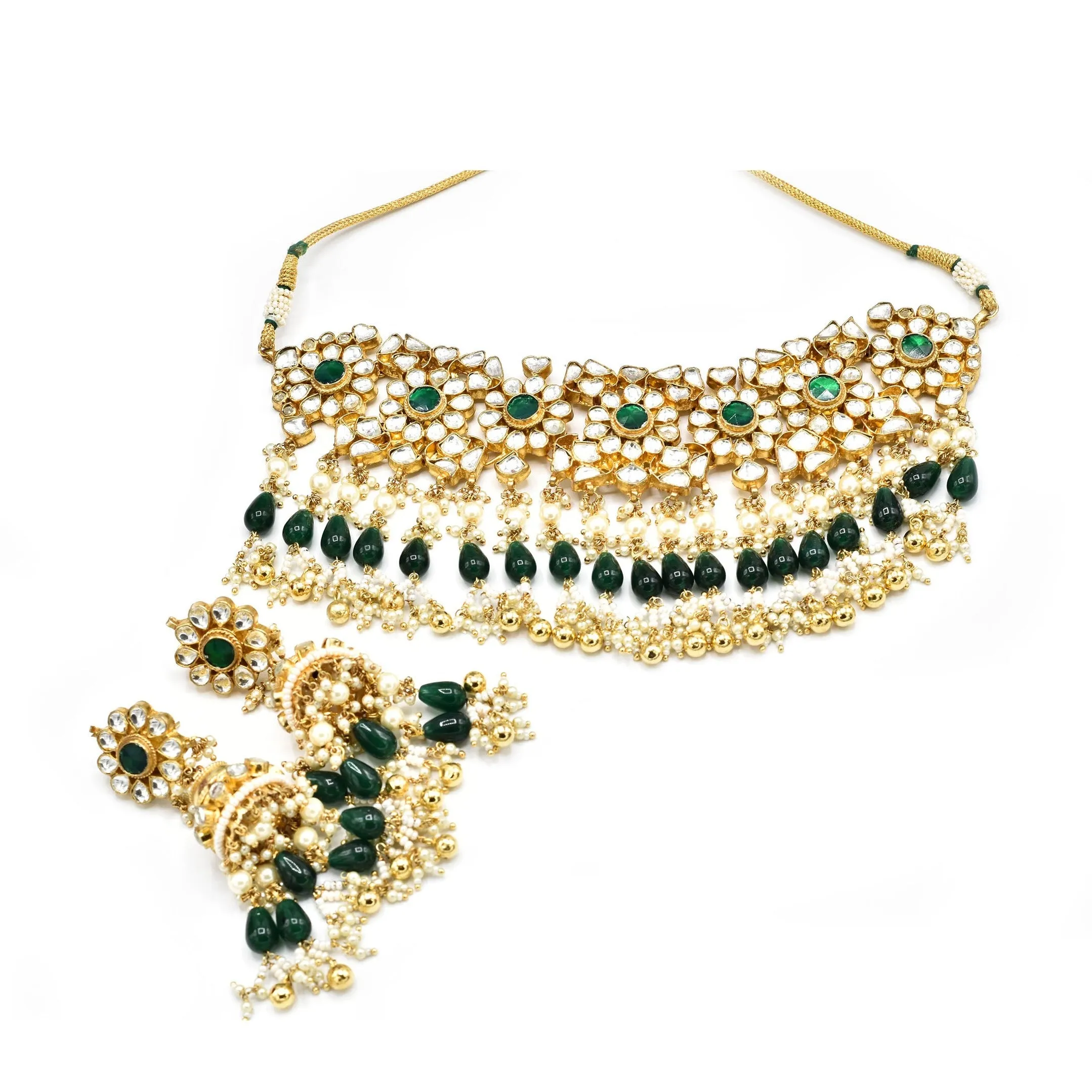 Amrita Flower Polki Set