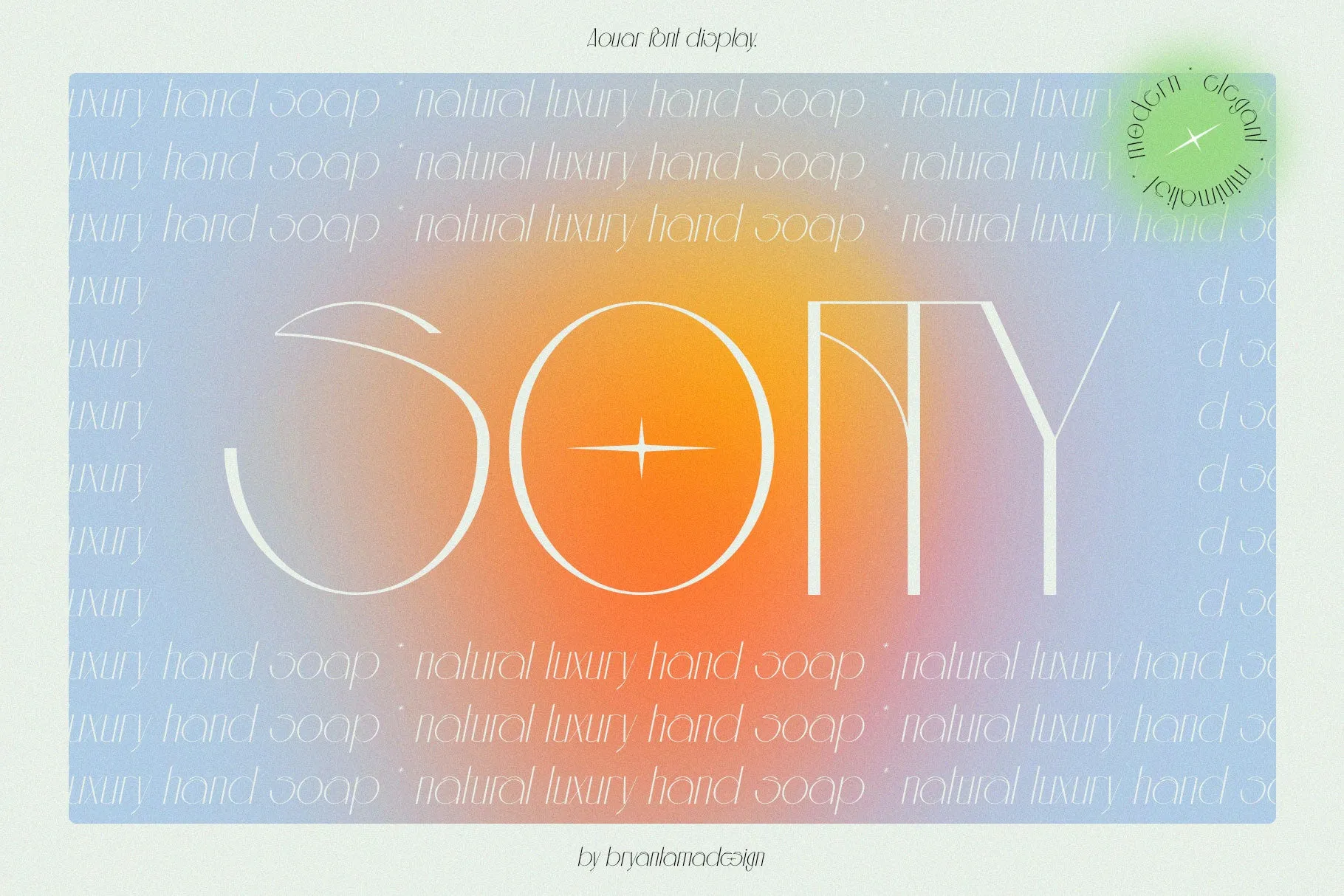Aouar - Minimalist Font