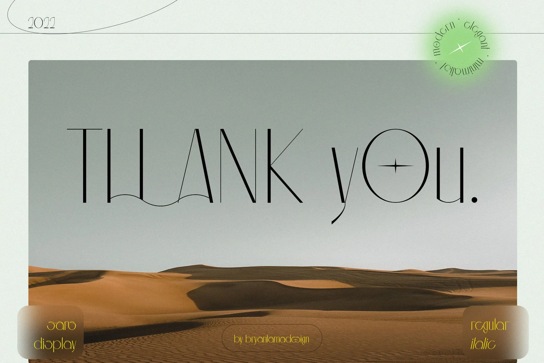 Aouar - Minimalist Font