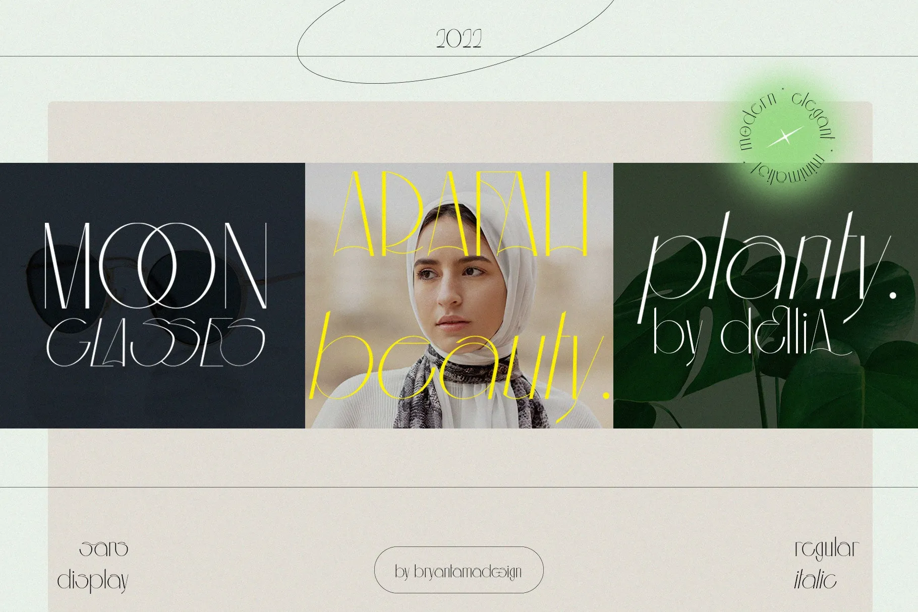Aouar - Minimalist Font