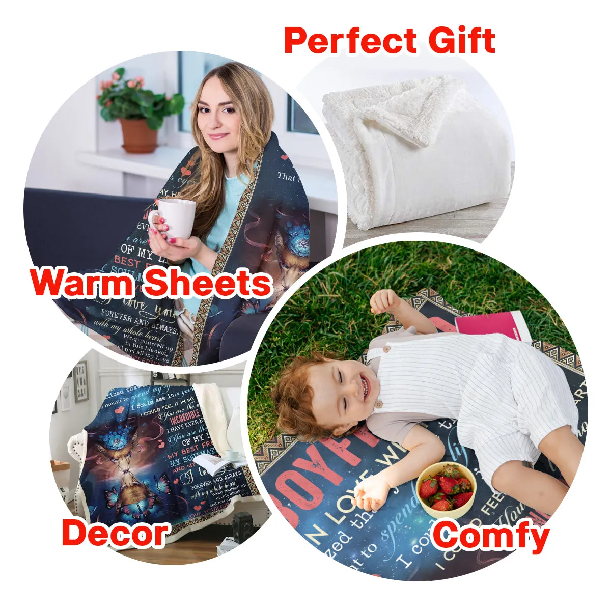 Best Valentine Gift For Boyfriend, I Fell In Love With You Fleece Blanket