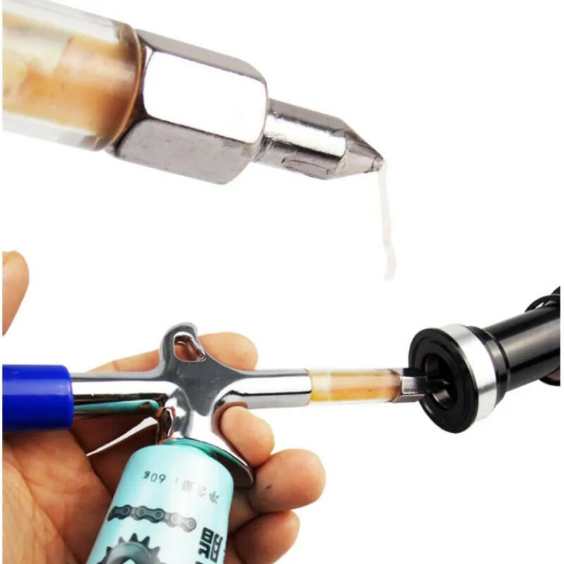 Bicycle Grease Gun Mini Nozzle Syringe Bicycle Accessories Upkeep Chain Injector Cycling Supplies Oiling