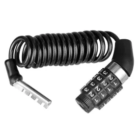 Bicycle Lock Password Anti-theft Lock Bicycle Portable Helmet Lock Universal 4 Digit Steel Cable Locks Security Cycling Parts