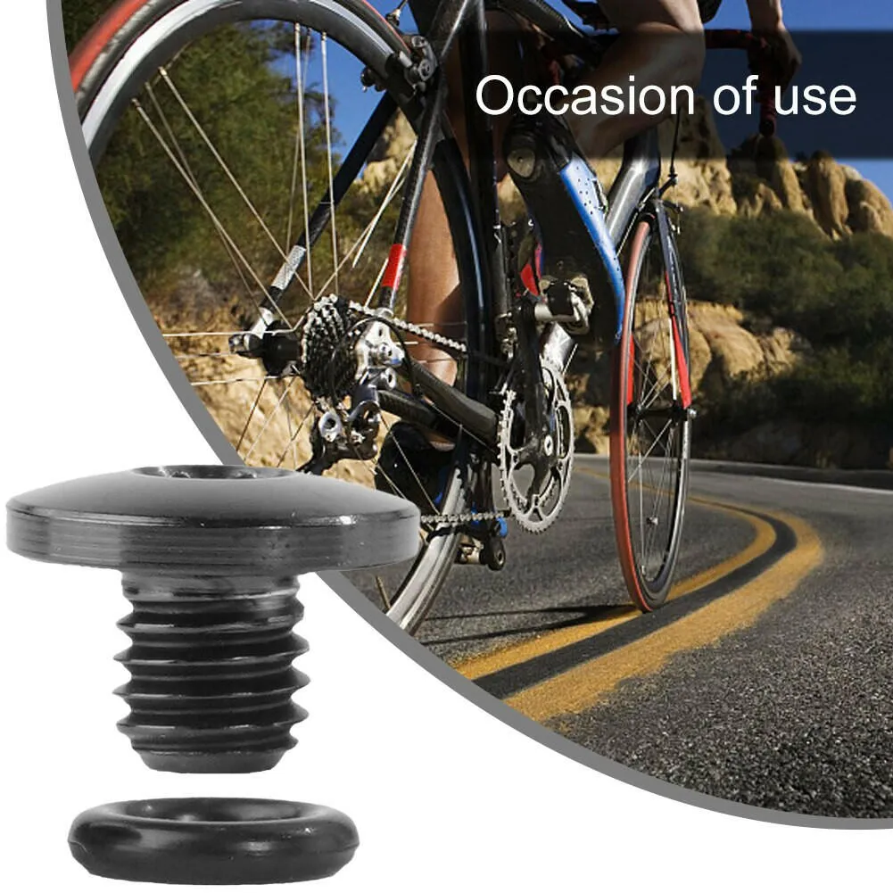 Bike Bicycle Bleed Titanium Screw With O-Ring For-Shimano XT  SLX Zee Deore & LX Bicycle Hydraulic Disc Brake Screw