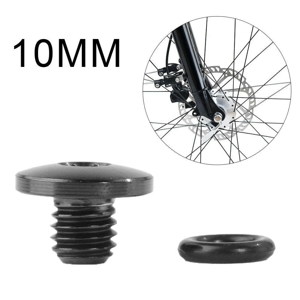 Bike Bicycle Bleed Titanium Screw With O-Ring For-Shimano XT  SLX Zee Deore & LX Bicycle Hydraulic Disc Brake Screw