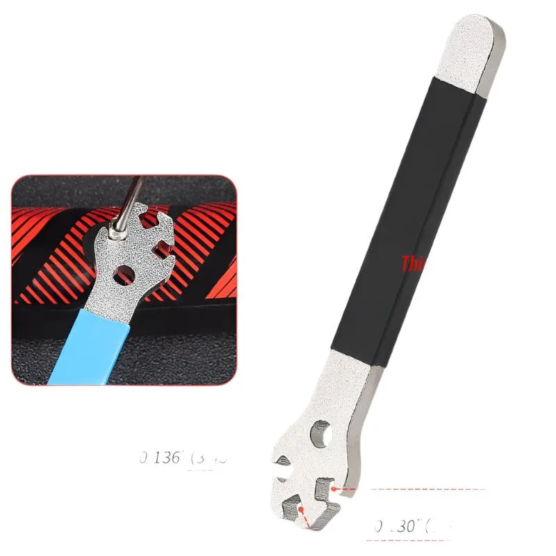 Bike Spoke Wrench Rim Adjustment Tool Tensioner Correction Full Steel Bicycle Spoke Nipple Tool Spanner Kit