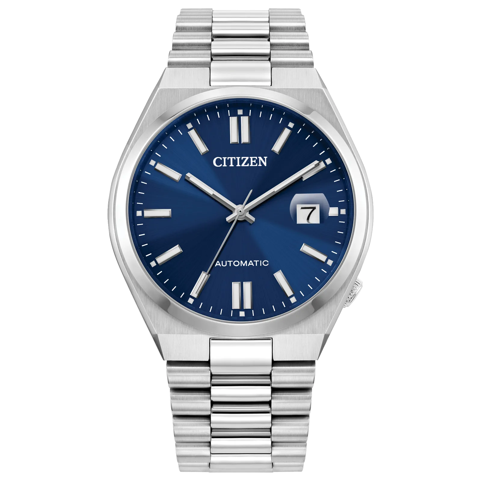 Blue Tsuyosa Watch in Stainless Steel