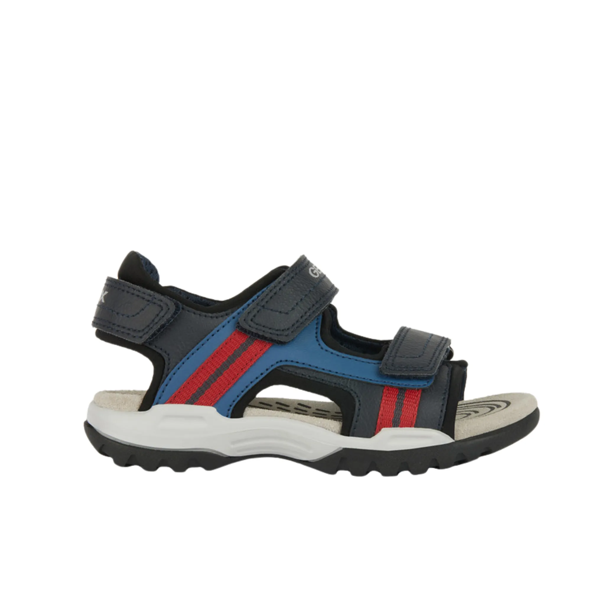 Borealis Boys Water Friendly Open Toe Sandal Navy/Red