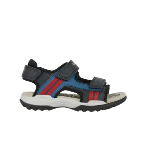 Borealis Boys Water Friendly Open Toe Sandal Navy/Red