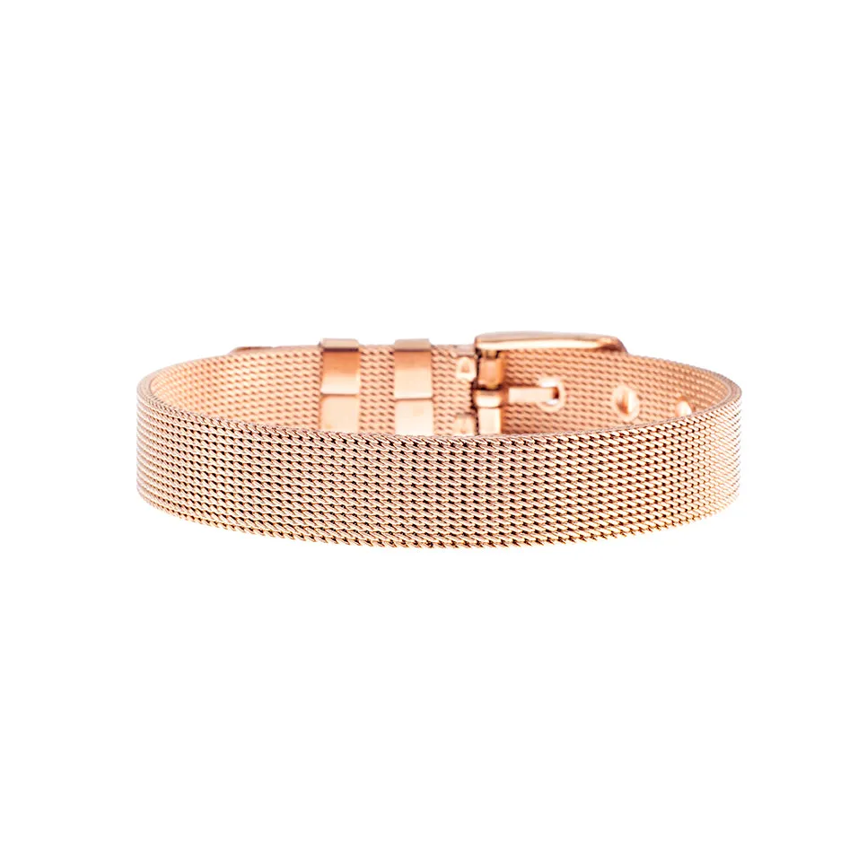 Buckle Up Rose Gold V Charm