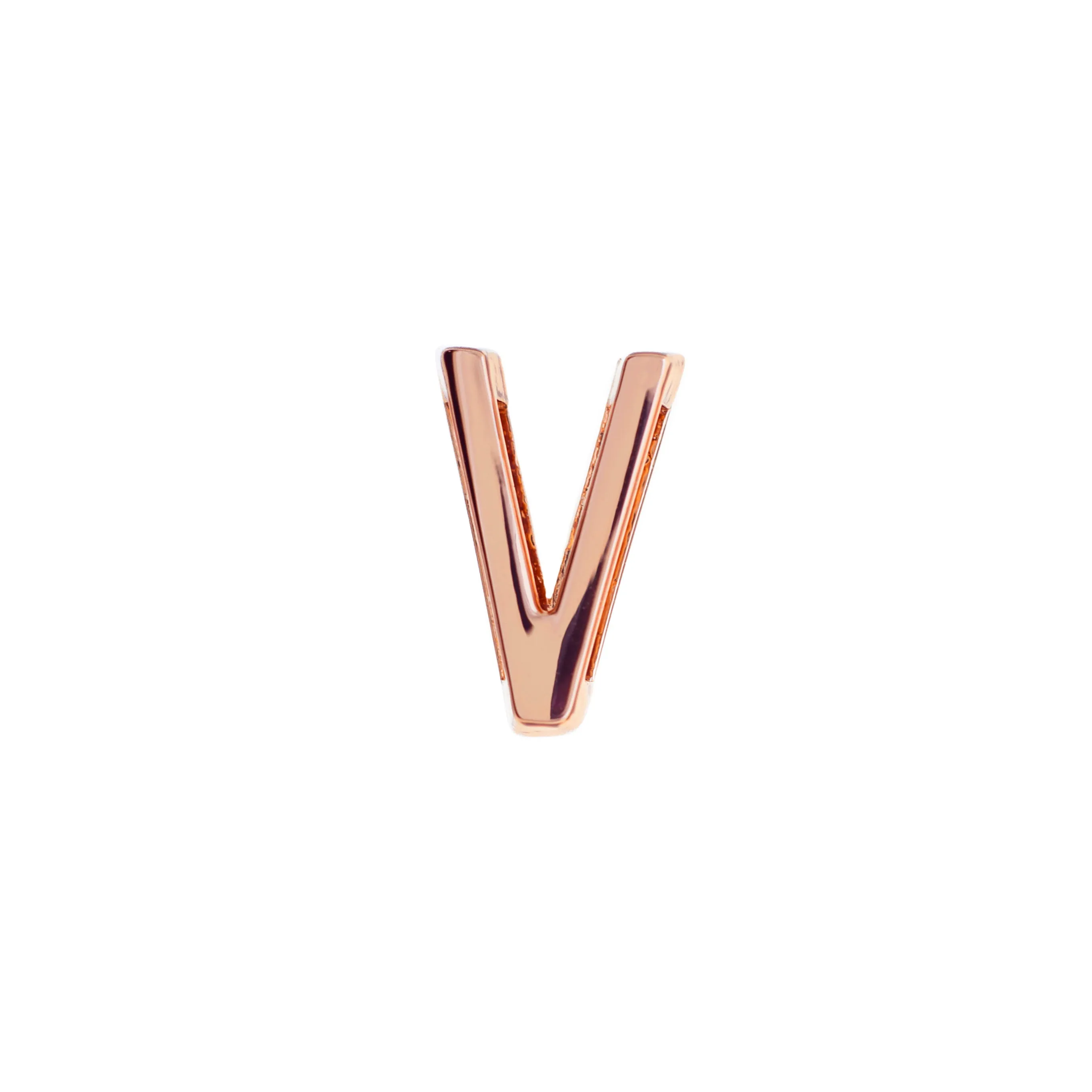 Buckle Up Rose Gold V Charm