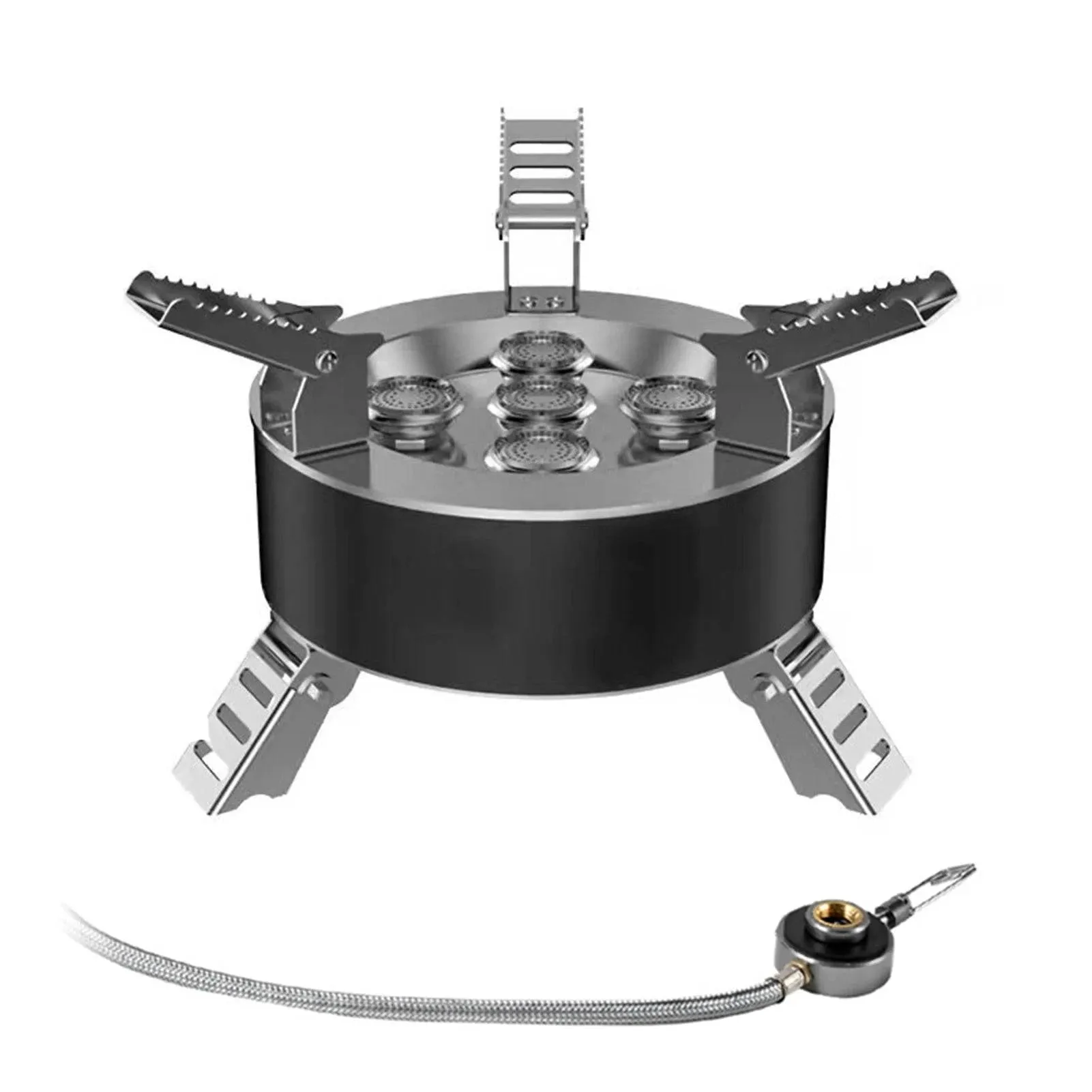 BULIN 18000W High-power Camping Stove with Piezo Seven-core Gas Stoves Burner for Outdoor Tourism Tourist BBQ Survival Equipment