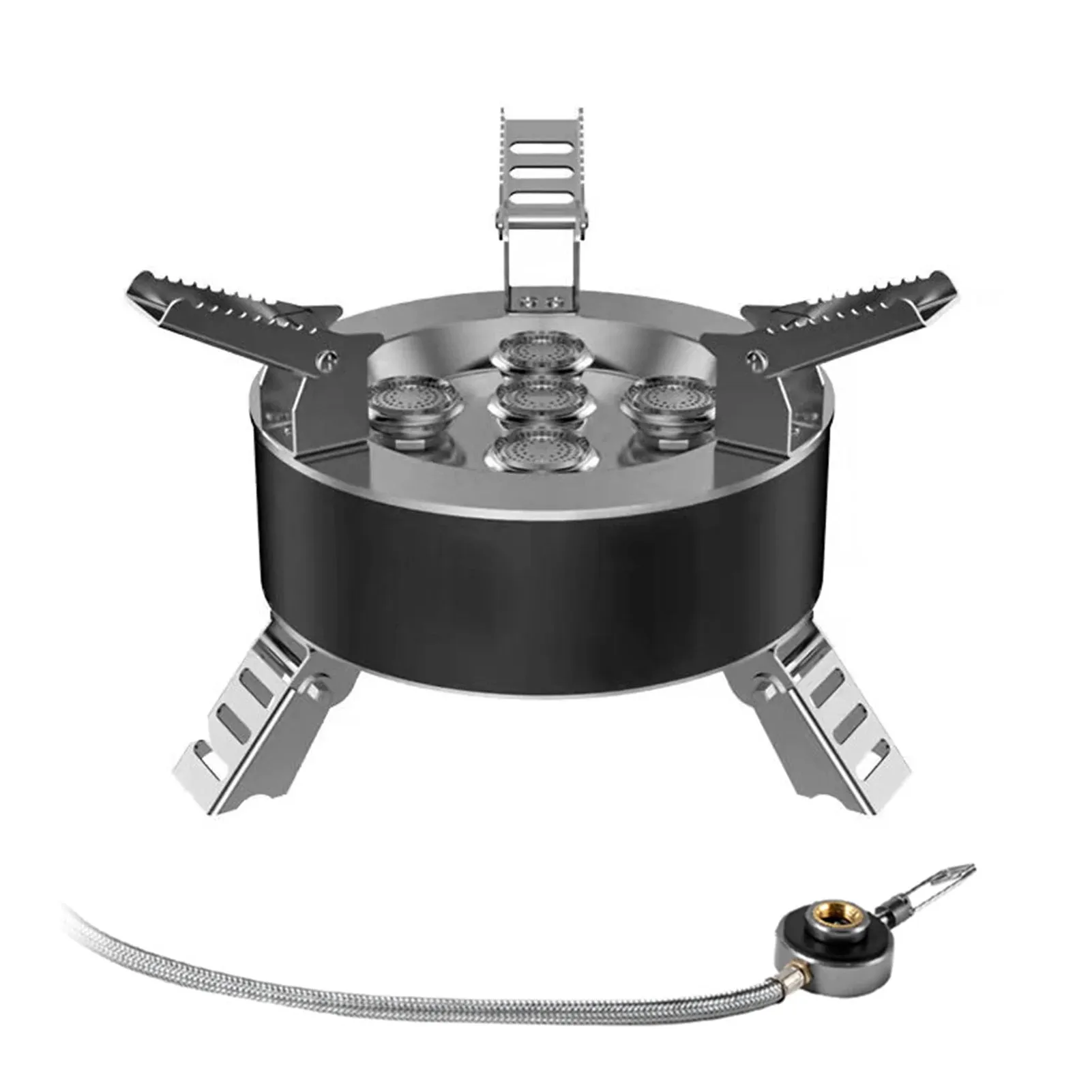 BULIN 18000W High-power Camping Stove with Piezo Seven-core Gas Stoves Burner for Outdoor Tourism Tourist BBQ Survival Equipment