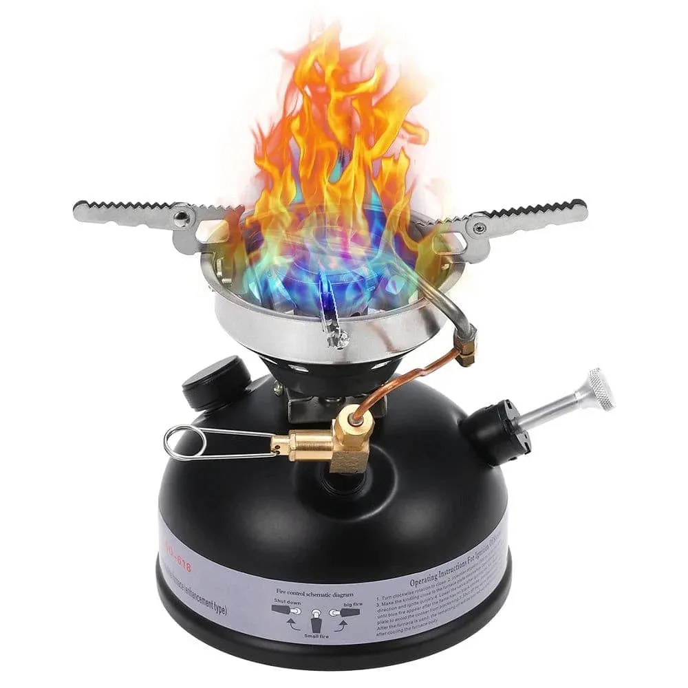 BULIN 18000W High-power Camping Stove with Piezo Seven-core Gas Stoves Burner for Outdoor Tourism Tourist BBQ Survival Equipment