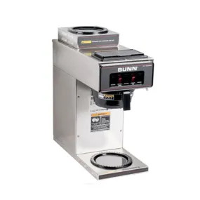 Bunn VP17-2 Pour-Over Coffee Brewer With 1 Lower and 1 Upper Warmer