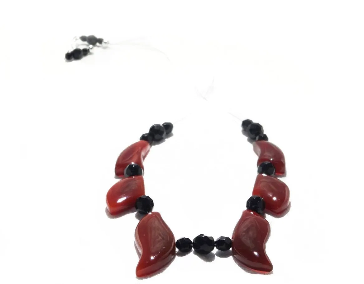 Carnelian Focal Choker