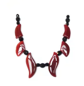 Carnelian Focal Choker