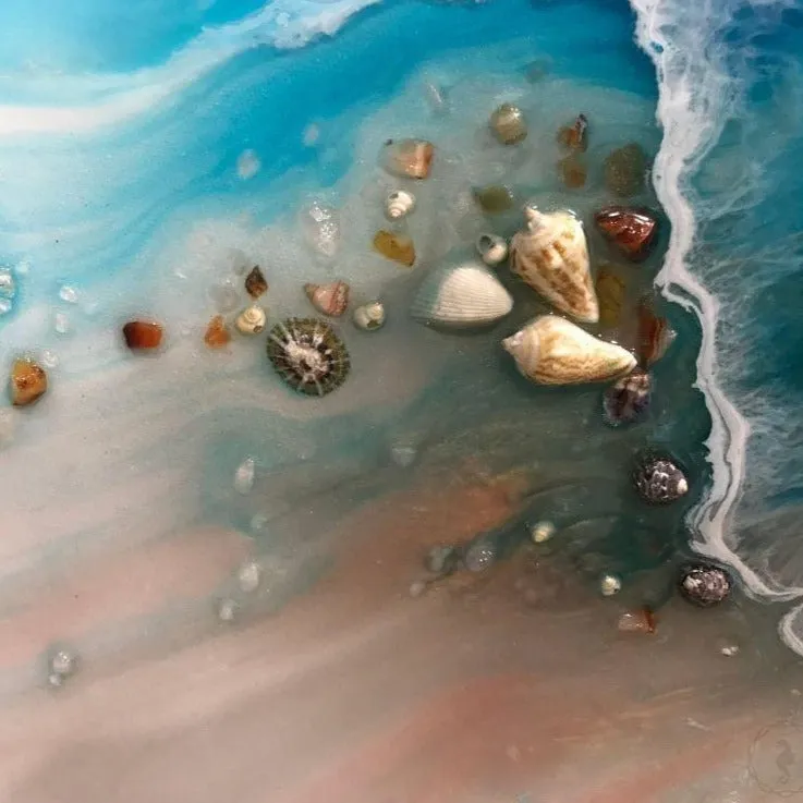 Coogee vibe. Abstract Beach. Original Artwork