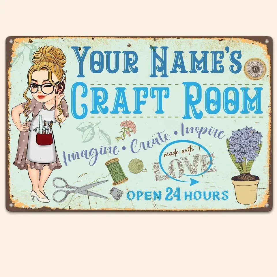 Craft Room - Personalized Metal Sign 718605