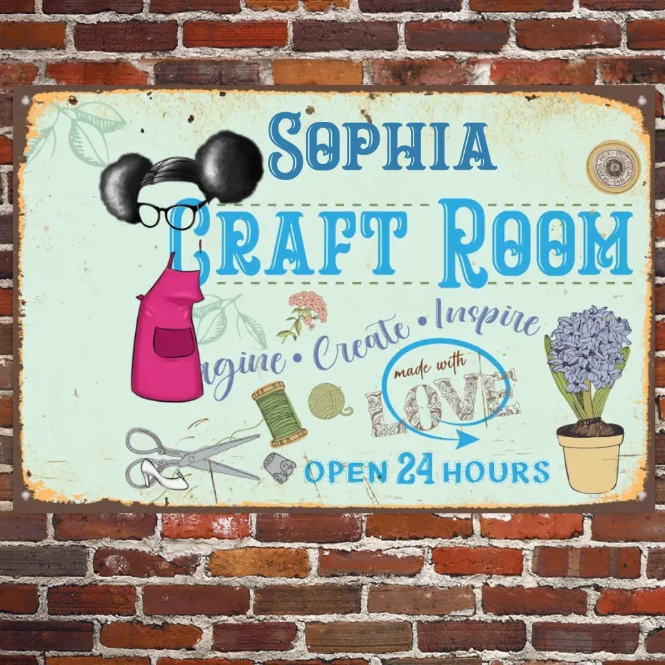 Craft Room - Personalized Metal Sign 718605