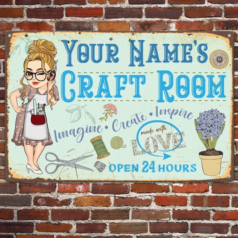 Craft Room - Personalized Metal Sign 718605