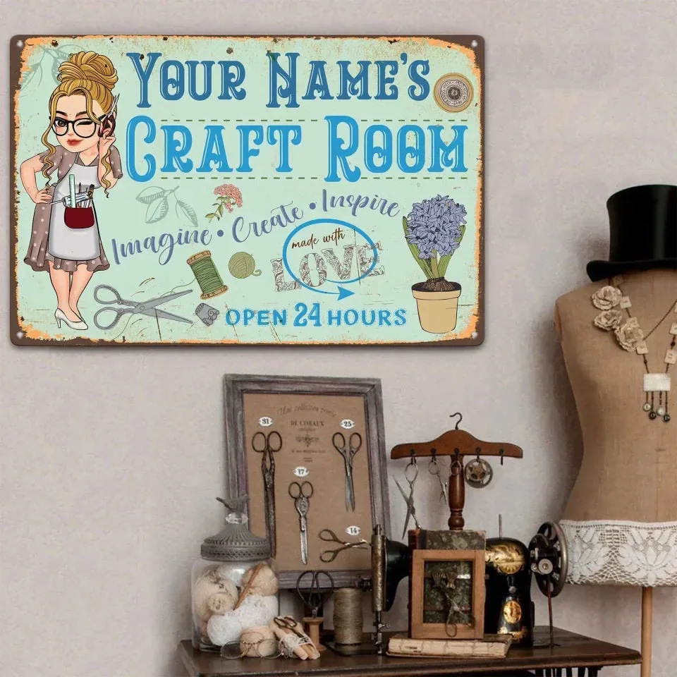 Craft Room - Personalized Metal Sign 718605