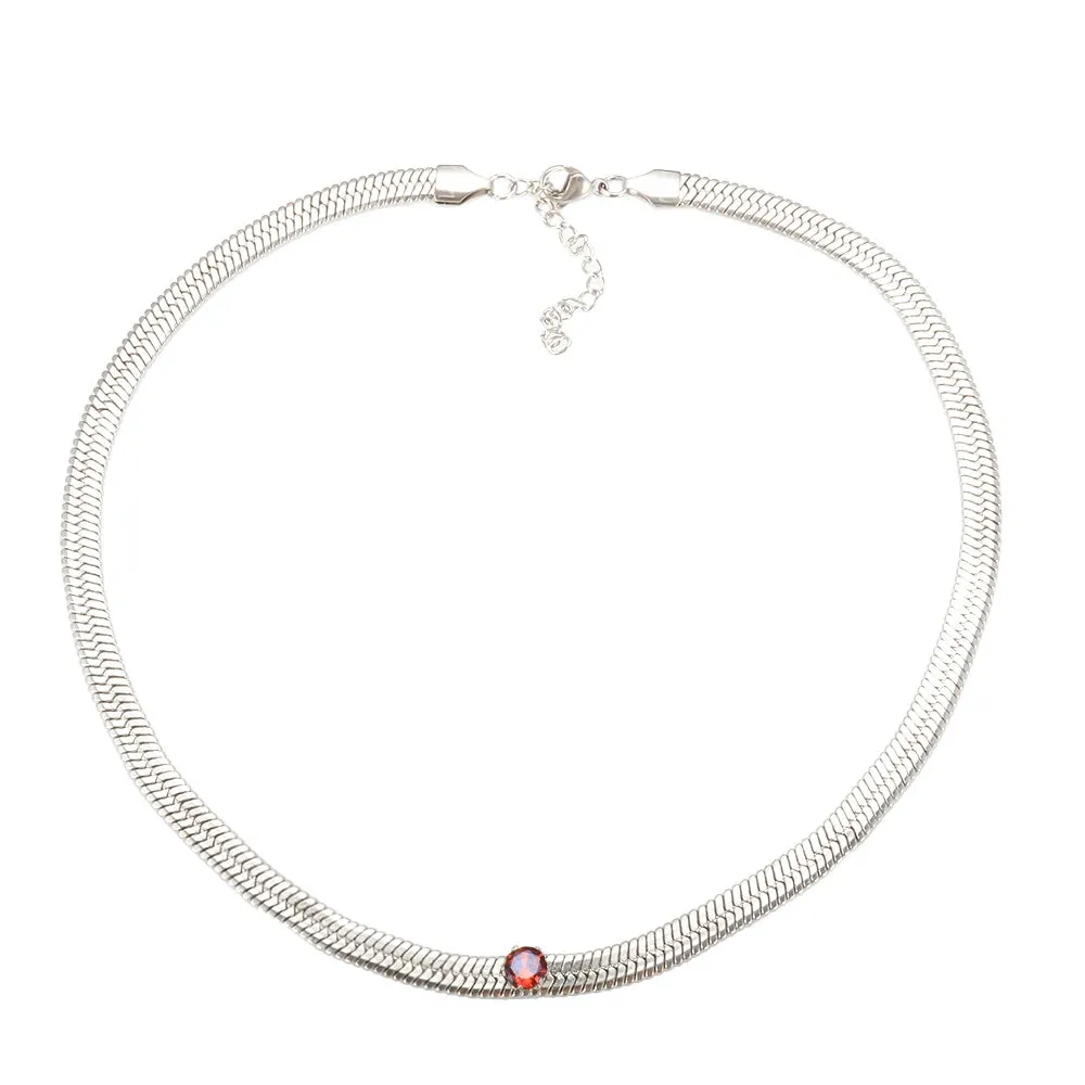 Cubic Zirconia Blade Chain Jewelry Crystal Bracelet Choker Necklace