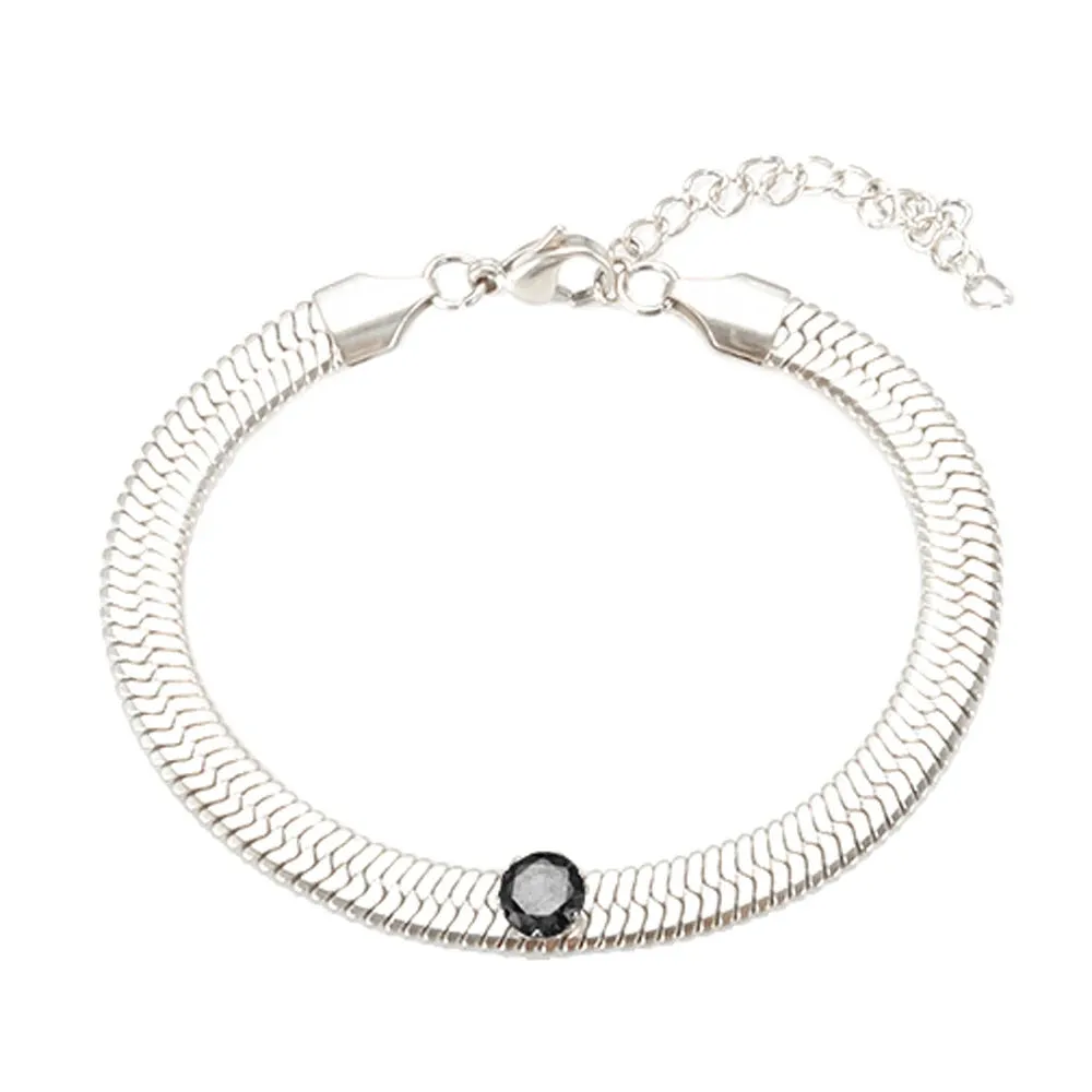 Cubic Zirconia Blade Chain Jewelry Crystal Bracelet Choker Necklace