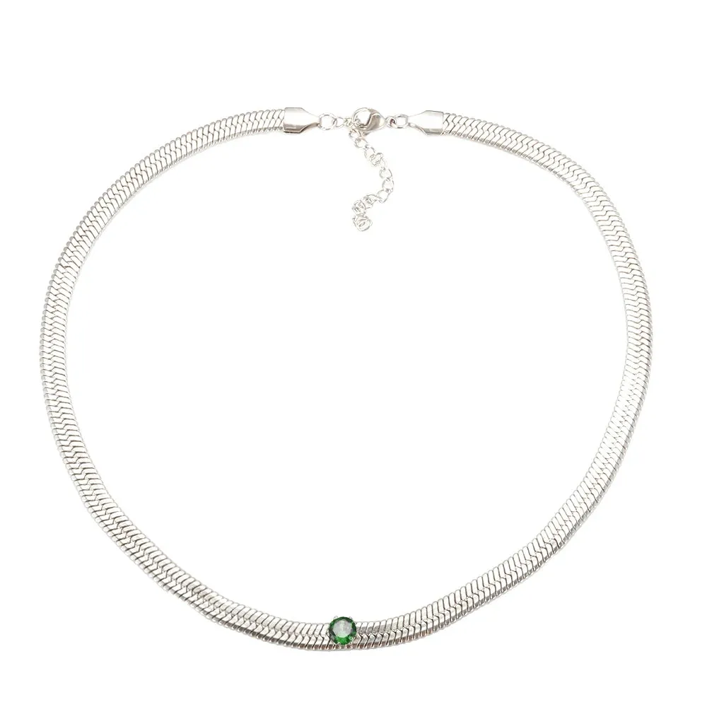 Cubic Zirconia Blade Chain Jewelry Crystal Bracelet Choker Necklace