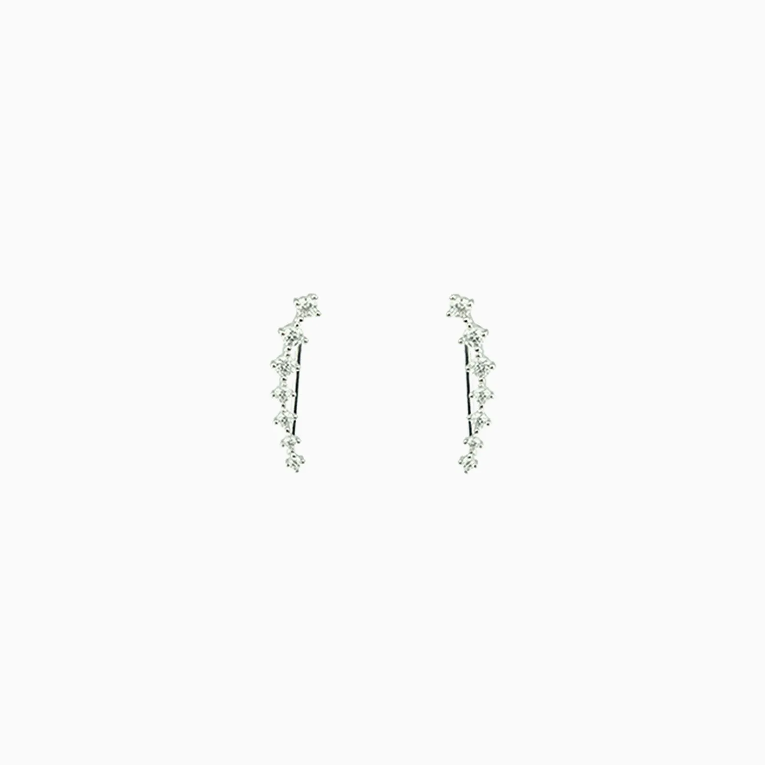 Cubic Zirconia Ear Climber